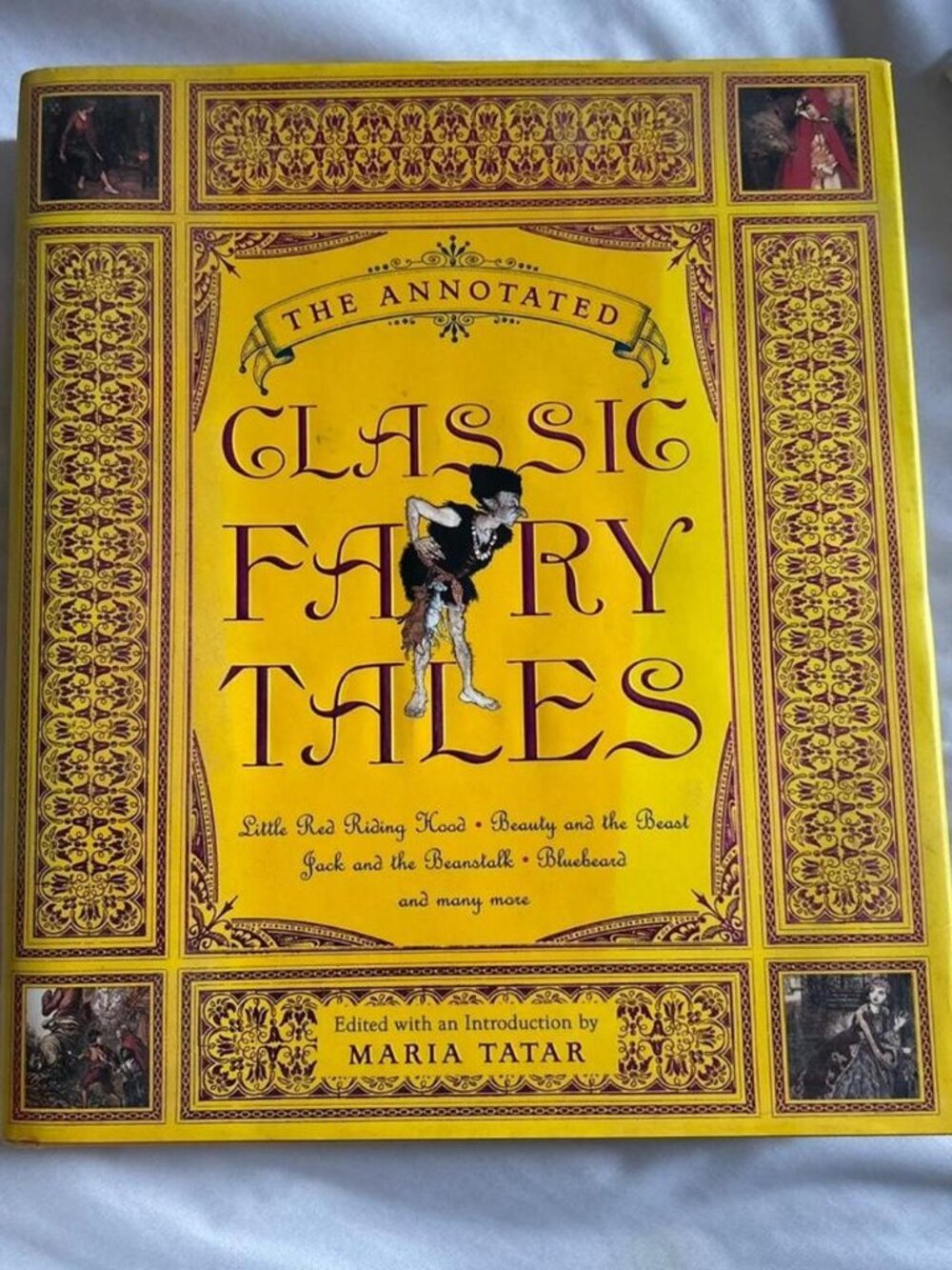 Maria Tatar The Annotated Classic Fairytales Large Hardcover Book